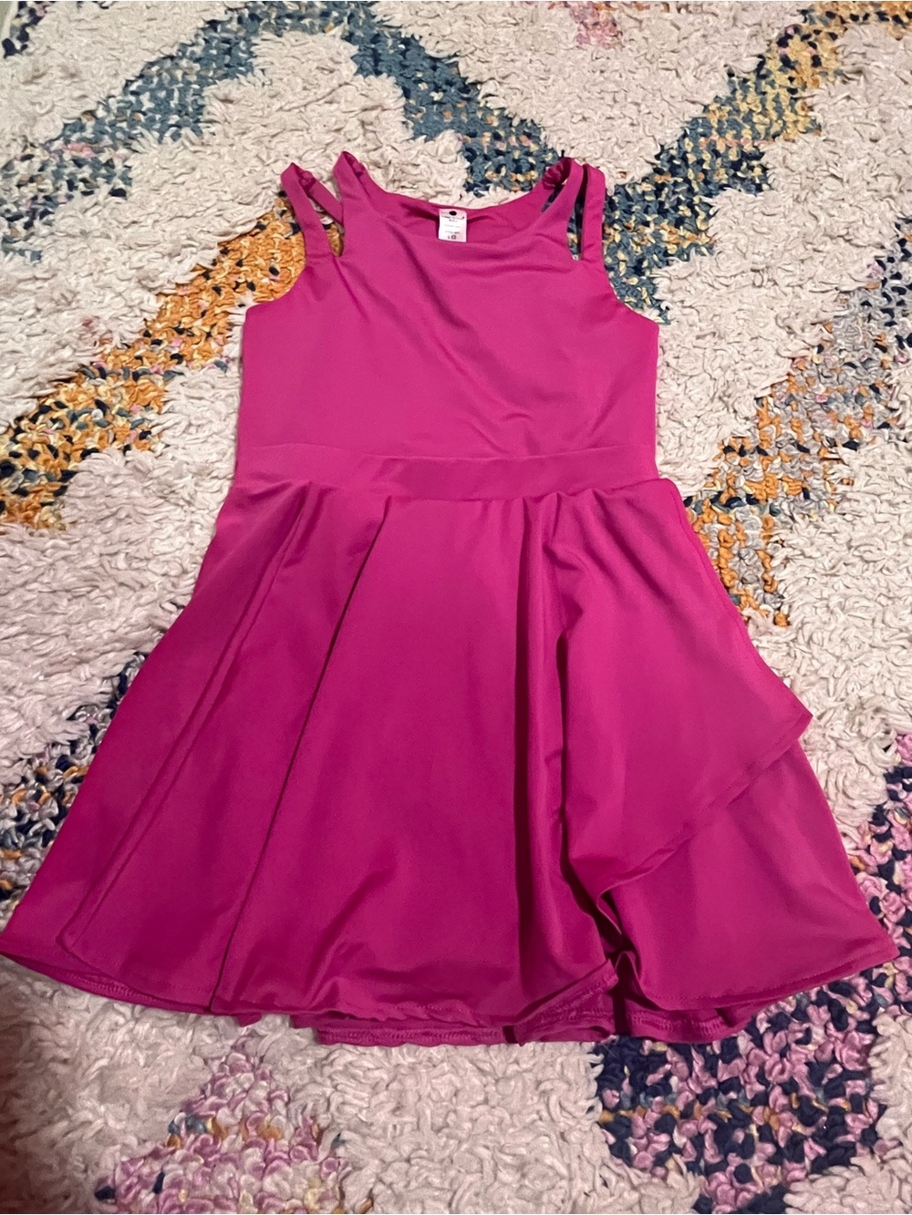 Yogalicious Bright Fuchsia Double-Strap Workout Set